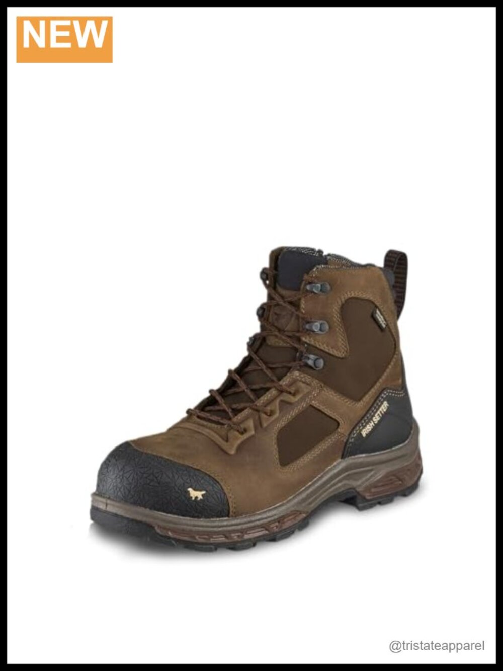 Irish Setter Kasota Work Boot Non-Metallic Safety Toe, Waterproof, Side Zip